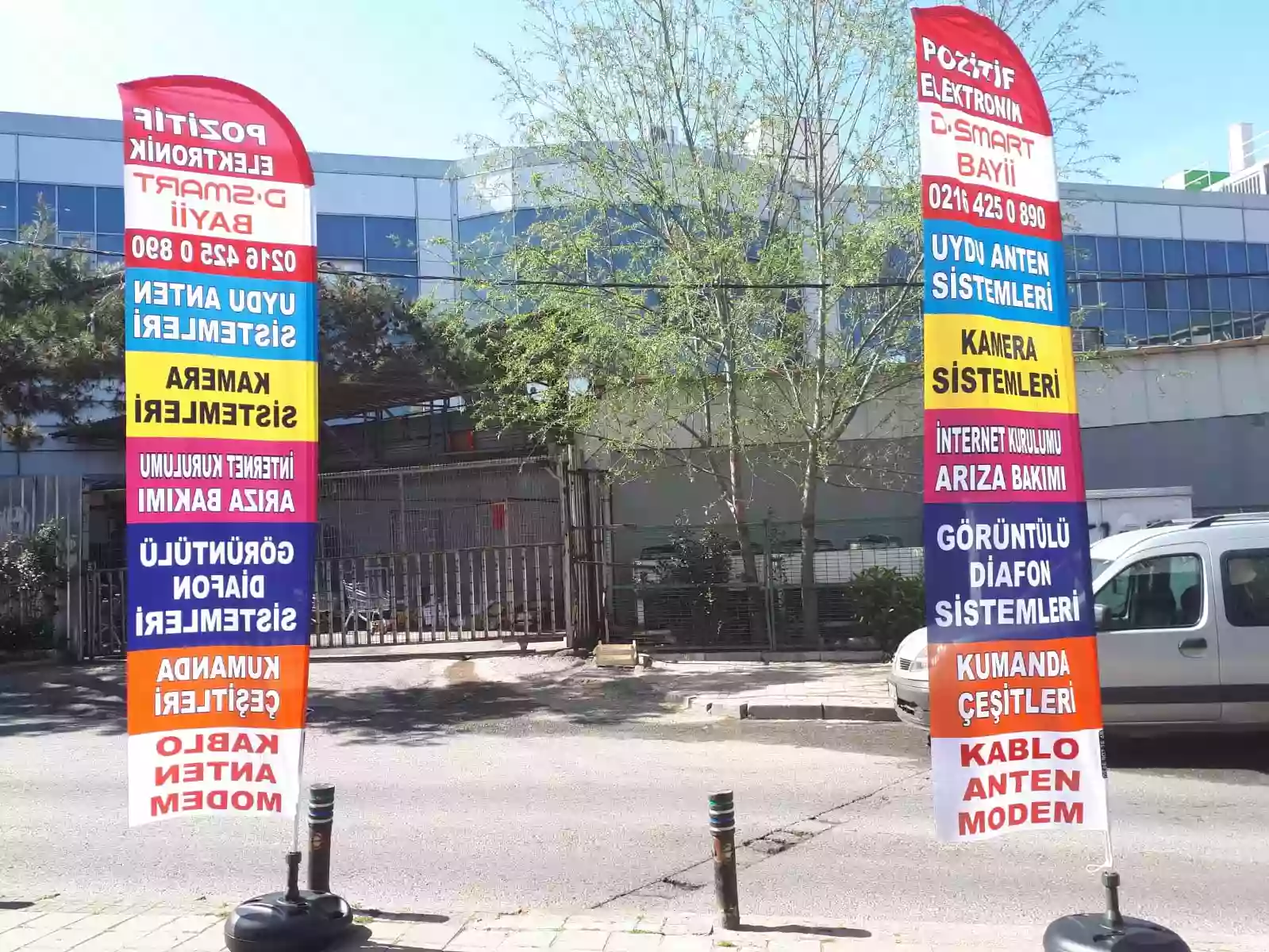 Elektrikçi Yelken Bayrak Örnekleri